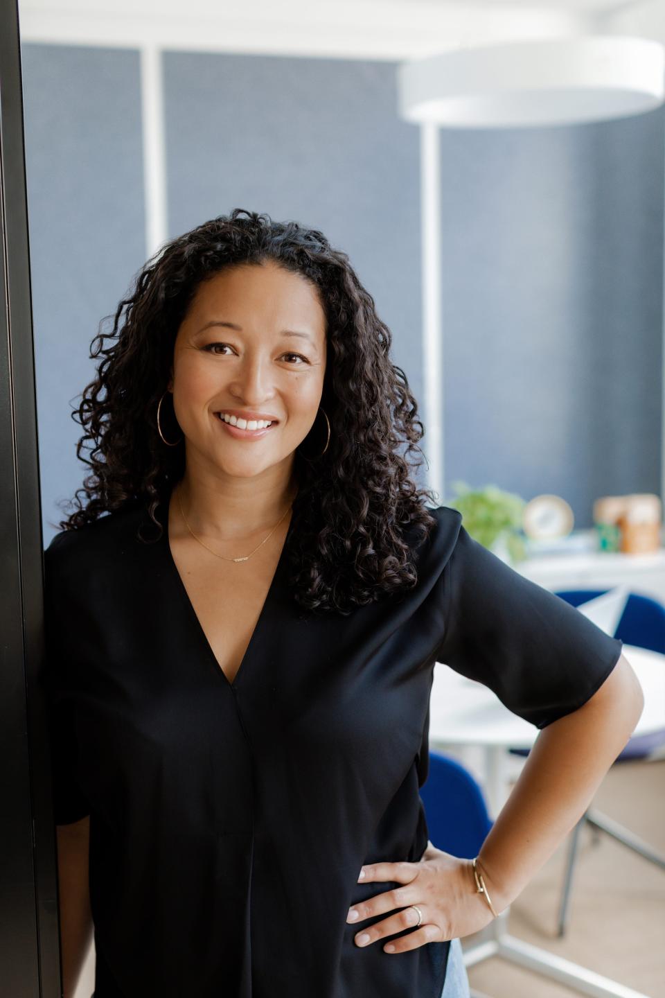 Denise Woodard standing in a Black shirt