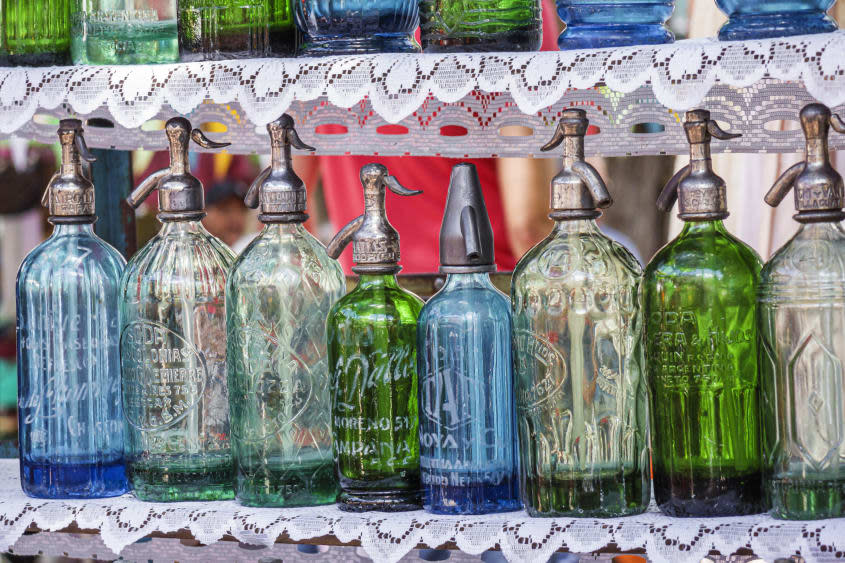 Vintage seltzer bottles