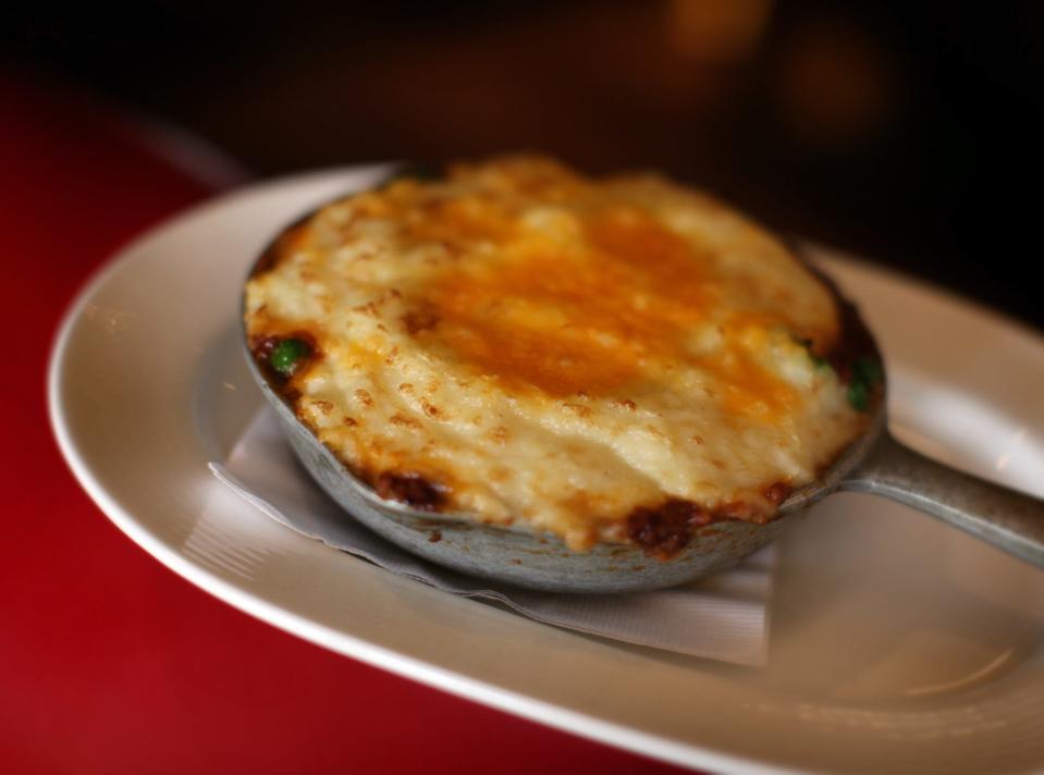 Rewind to 2011: Irish-born chef Gordon Maybury prepares shepherd's pie from a favorite family recipe. Maybury, who is now culinary director at The Seagate Hotel in Delray Beach, was executive chef at PGA National Resort at the time of this photo.