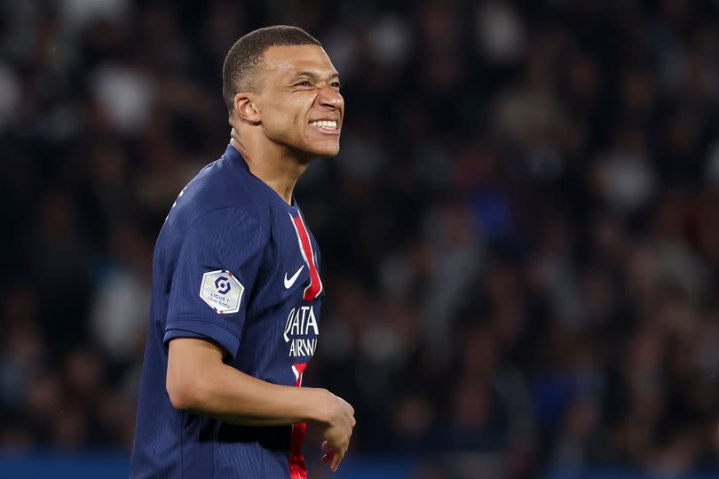 PSG striker Kylian Mbappe