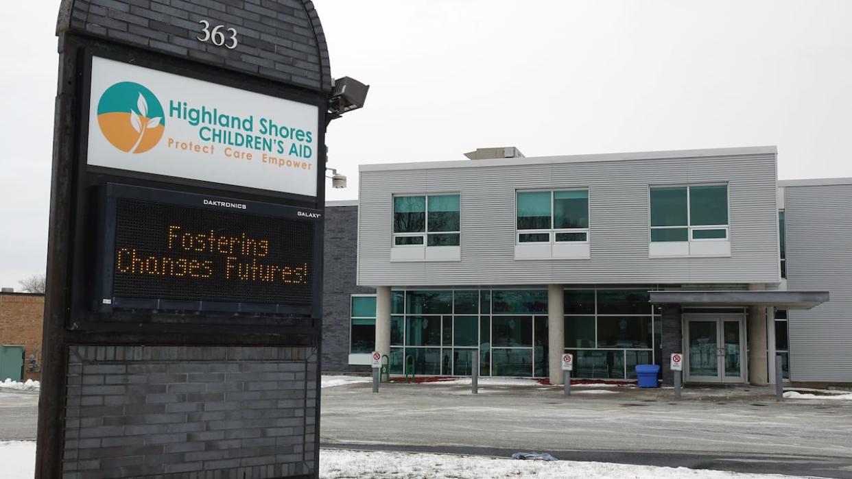 Highland Shores Children's Aid, headquartered in Belleville, says a shortage of licensed beds at foster homes and treatment centres has forced agencies across Ontario to turn to motels, short-term rentals and even office space. (Dan Taekema/CBC - image credit)