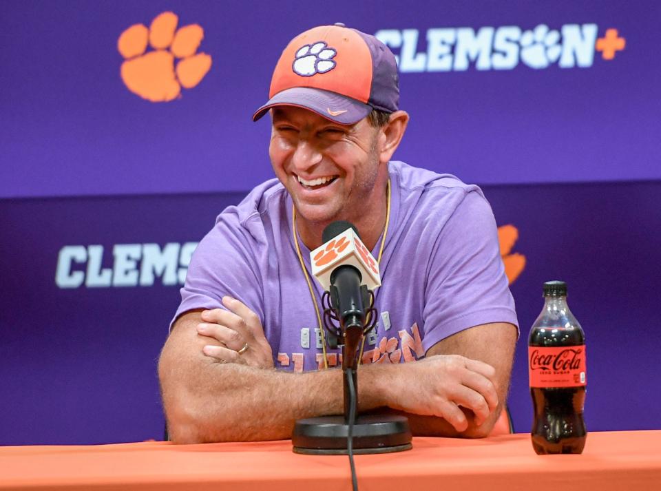 Dabo Swinney on what he’s seen in first week of Clemson fall camp