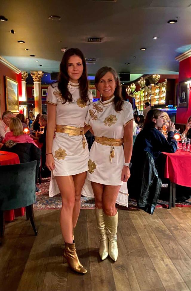 Abba superfan gears up to her seeing idols live for first time by spending  14 hours a day crafting tribute costumes for her family and their dog