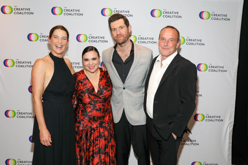 Cobie Smulders, Gloria Claderón Kellett, Billy Eichner and Clark Gregg