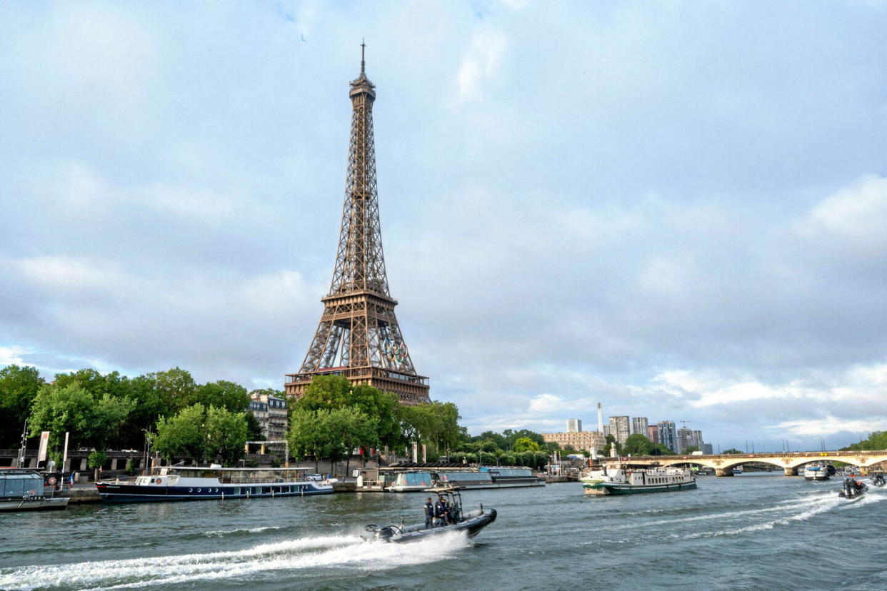 La qualité de l'eau de la Seine était encore mauvaise entre le 16 et le 23 juin en raison de la météo.  - Credit:CARON / ZEPPELIN / SIPA