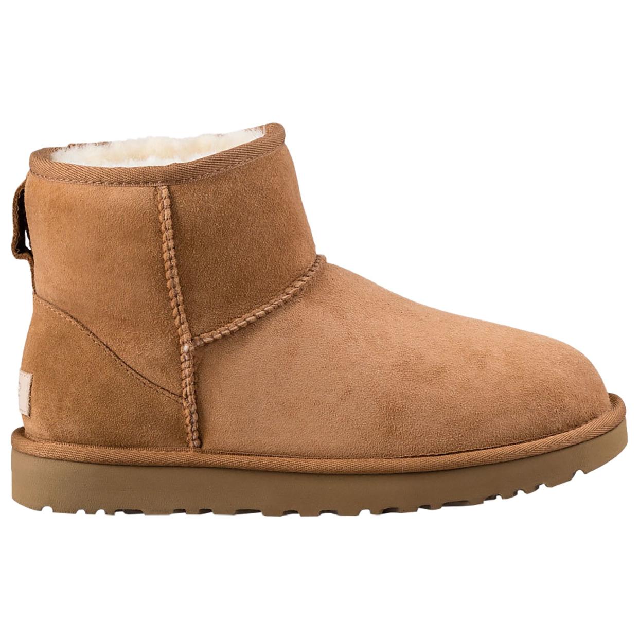 <p><a href="https://go.redirectingat.com?id=74968X1596630&url=https%3A%2F%2Fwww.ugg.com%2Fall-gender-footwear%2Fclassic-mini-ii-boot%2F1016222.html&sref=https%3A%2F%2Fwww.cosmopolitan.com%2Fstyle-beauty%2Ffashion%2Fg46330150%2Fmost-comfortable-boots-for-women%2F" rel="nofollow noopener" target="_blank" data-ylk="slk:Shop Now;elm:context_link;itc:0;sec:content-canvas" class="link rapid-noclick-resp">Shop Now</a></p><p>Classic Mini II Boot</p><p>ugg.com</p><p>$160.00</p>