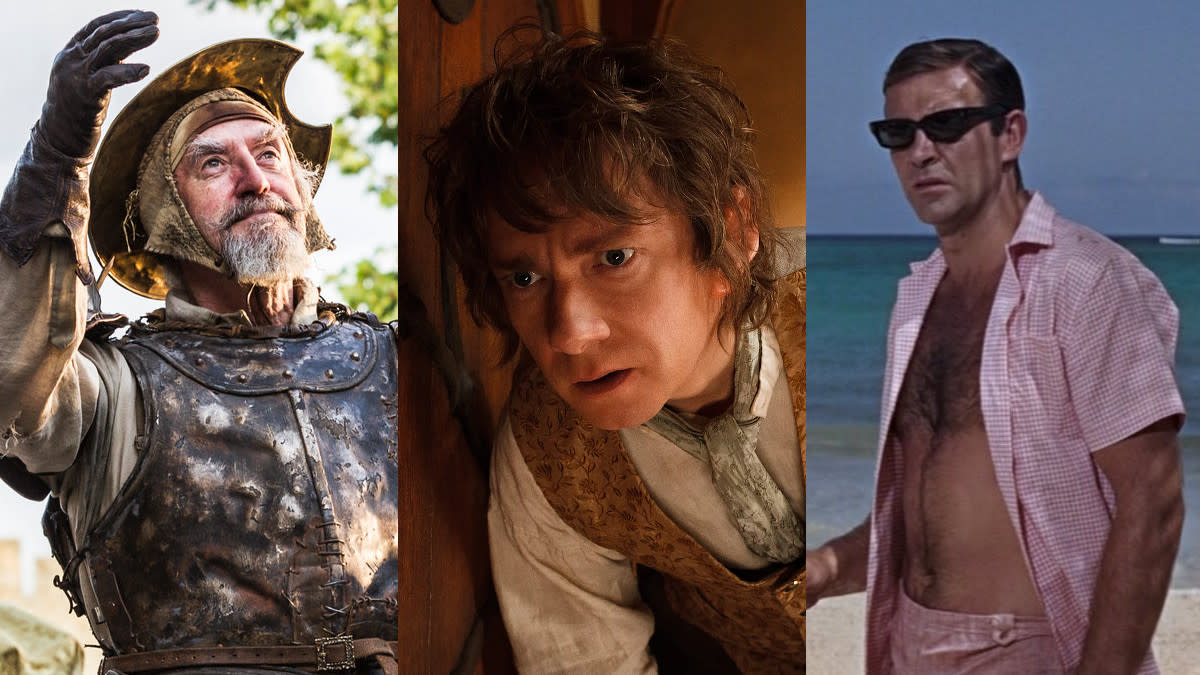 Jonathan Pryce in The Man Who Killed Don Quixote, Martin Freeman in The Hobbit and Sean Connery in Thunderball