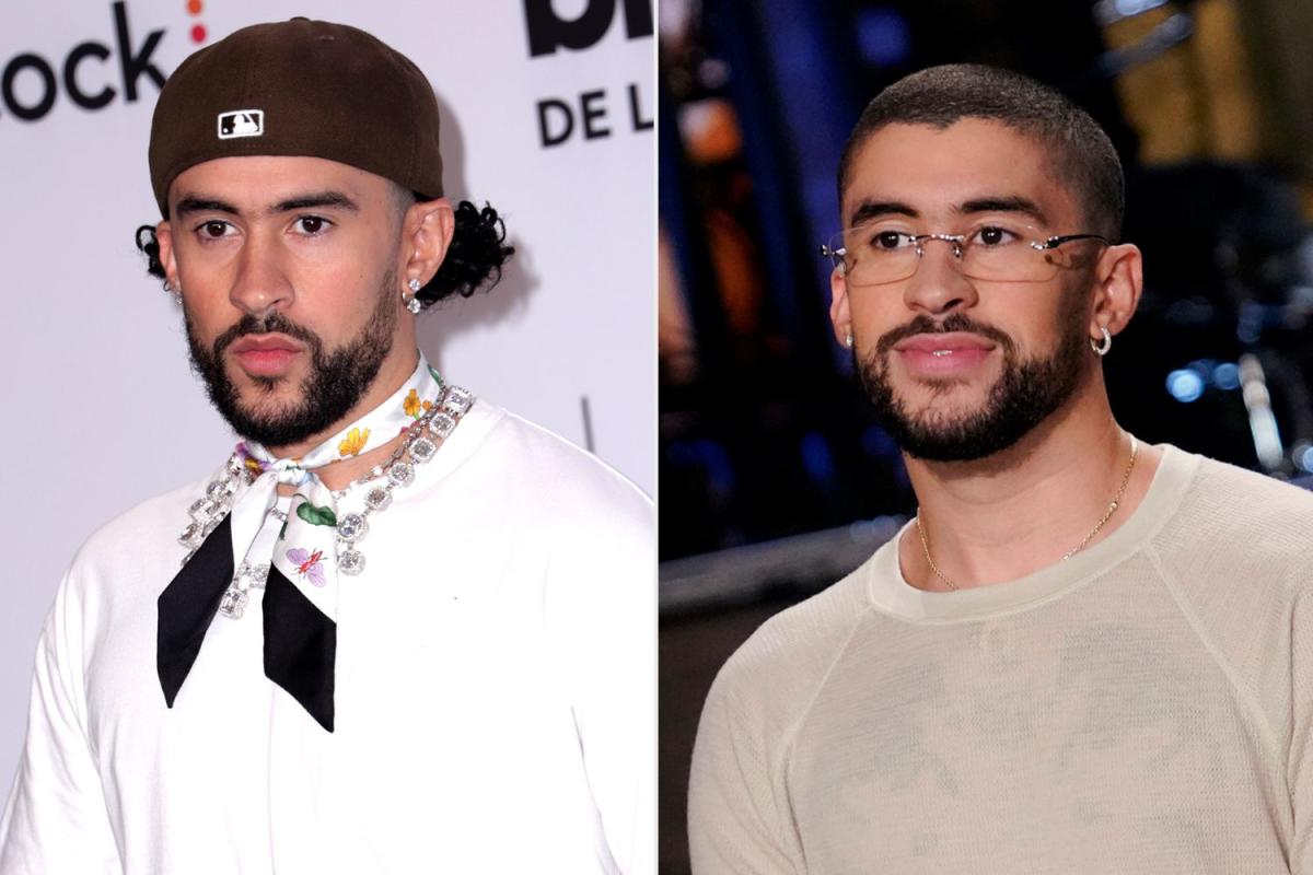 Fans Think Bad Bunny Has Been Hiding His Buzzcut With a Wig