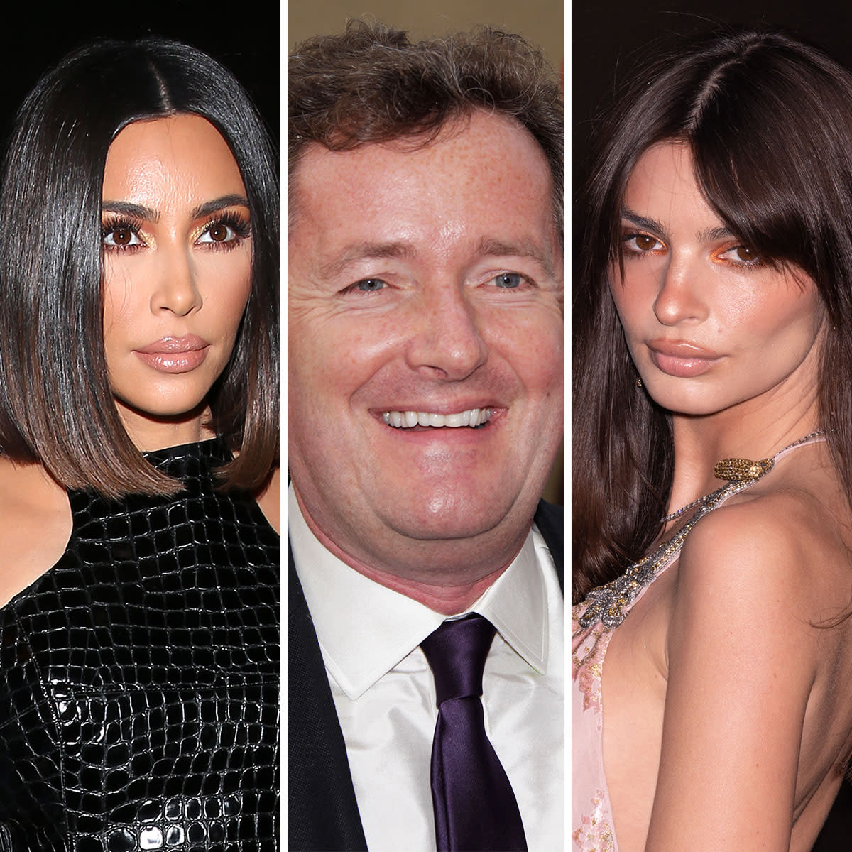 Kim Kardashian Piers Morgan Emily Ratajkowski