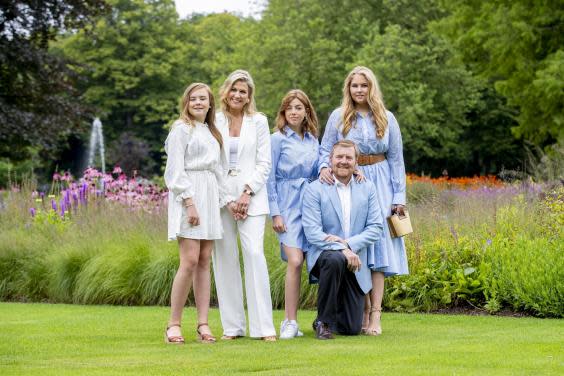 Photo featured on the cover was one of several released by Dutch royal family (Getty)