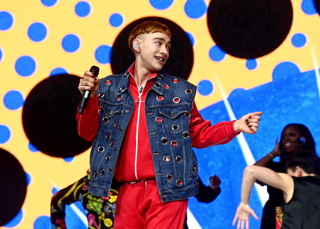 NO ARCHIVE NO SALES EDITORIAL USE ONLY Olly Alexander of Years and Years performs on stage during day one of Capital's Jingle Bell Ball with Barclaycard at London's O2 Arena. Picture date: Saturday December 11, 2021.