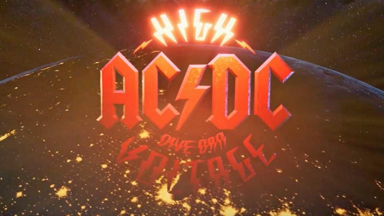  AC/DC High Voltage Dive Bar logo. 