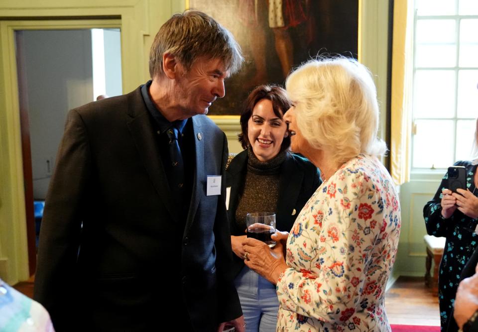 Ian Rankin was full of praise for the Queen Consort after yesterday’s event. (via REUTERS)