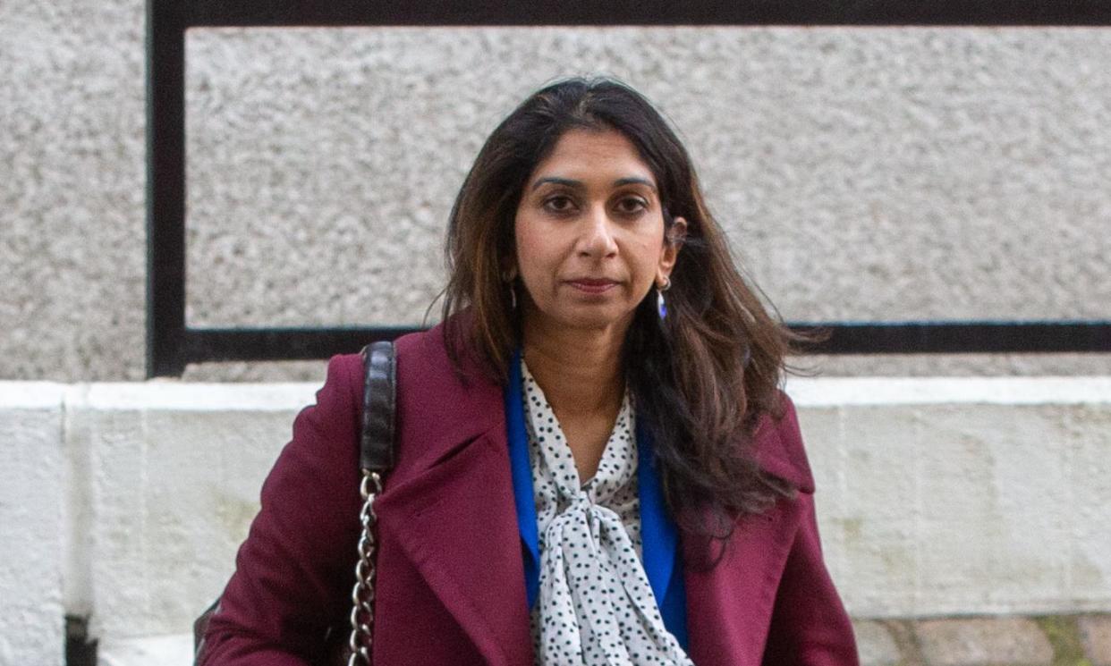<span>Suella Braverman decided not to implement three recommendations intended to repair some of the ‘monumental harm’ done to the Windrush generation.</span><span>Photograph: Tayfun Salcı/Zuma Press Wire/Rex/Shutterstock</span>