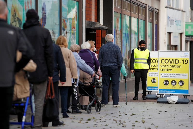 COVID-19 vaccinations in Folkestone