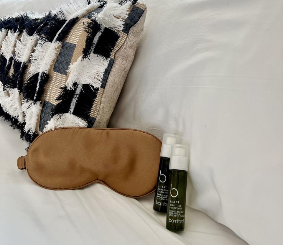 the palmetto hotel bamford b silent night time pillow mist and eye mask