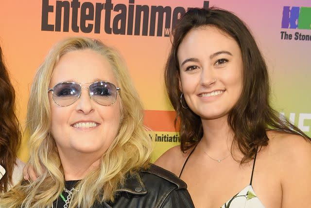 <p>Dimitrios Kambouris/Getty</p> Melissa Etheridge and her daughter Bailey Jean Cypheridge in 2019