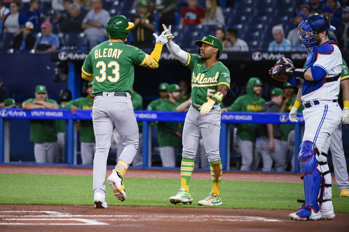 Shea Langeliers' game-winning HR in 9th helps A's end skid