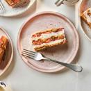 <p>Ginger cookies absorb moisture from a rhubarb-laced whipped cream, turning them into cake-like layers while this icebox cake chills in the fridge. We also layered in fresh strawberries for gorgeous color and a little extra sweetness. Pre-chilling a metal mixing bowl in the freezer cools the compote down in a snap. <a href="https://www.eatingwell.com/recipe/7961630/strawberry-rhubarb-icebox-cake/" rel="nofollow noopener" target="_blank" data-ylk="slk:View Recipe;elm:context_link;itc:0;sec:content-canvas" class="link ">View Recipe</a></p>