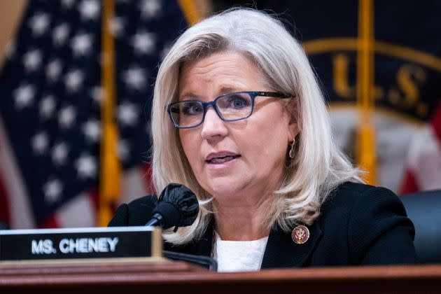 Rep. Liz Cheney (R-Wyo.) speaks during the House select committee to investigate the Jan. 6 attack on the U.S. Capitol hearing to present previously unseen material and hear witness testimony on July 12, 2022. (Photo: Photo by Tom Williams/CQ-Roll Call, Inc via Getty Images)