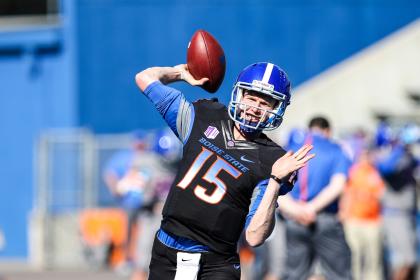 Boise State transfer Ryan Finley has a chance to start for NC State. (Photo by Loren Orr/Getty Images)