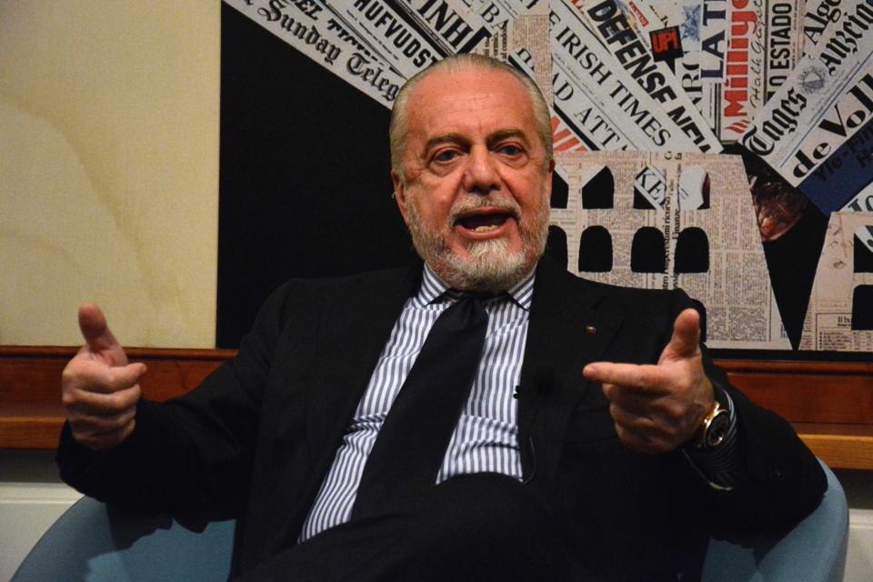 Aurelio De Laurentiis has criticised the system UEFA use for seeding teams in the Champions League