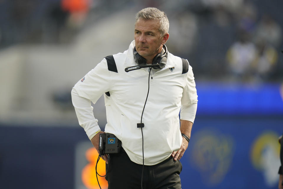 Urban Meyer's stint with the Jaguars somehow went worse than expected. (AP Photo/Jae C. Hong )