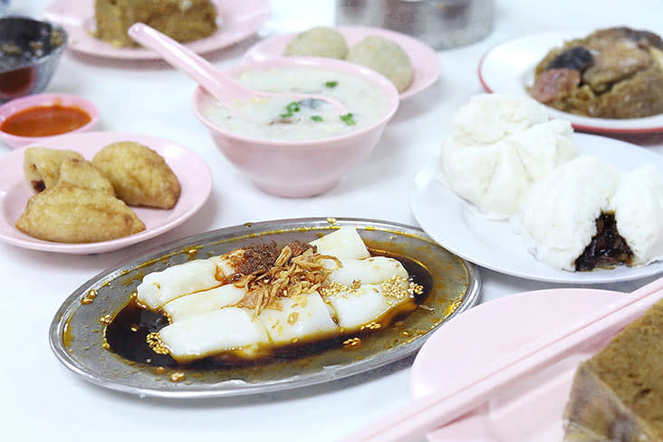 A dim sum spread in Ipoh isn’t complete without a platter of freshly made 'chee cheong fun.'