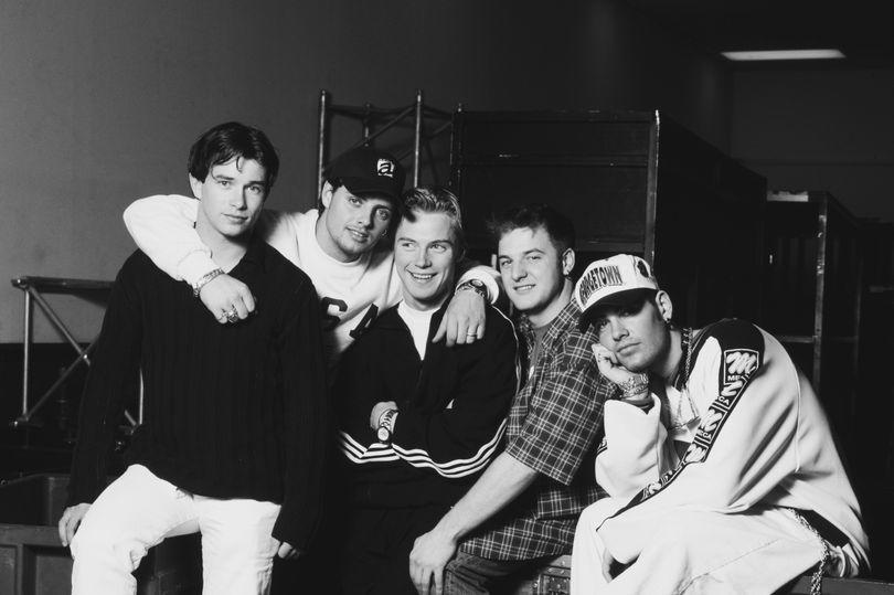 Boyzone black and white picture