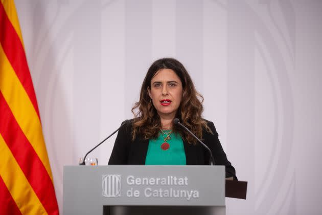 La portavoz del Govern catal&#xe1;n, Patr&#xed;cia Plaja. (Photo: Europa Press News via Getty Images)