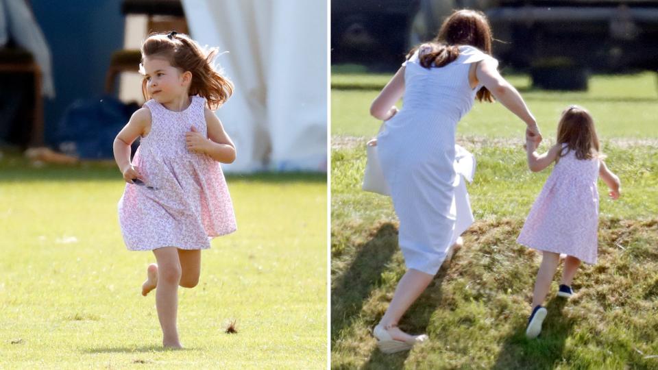 Princess Charlotte keeps Kate busy