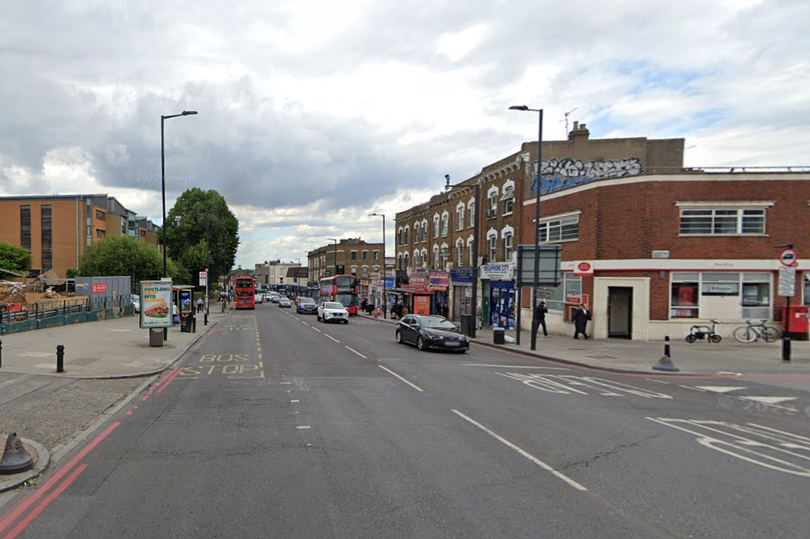 The A10 in Stamford Hill was closed in both directions
