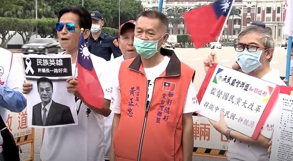 民主監督聯盟總召集人黃正忠直接脫粉，怒嗆韓國瑜。（圖／東森新聞）