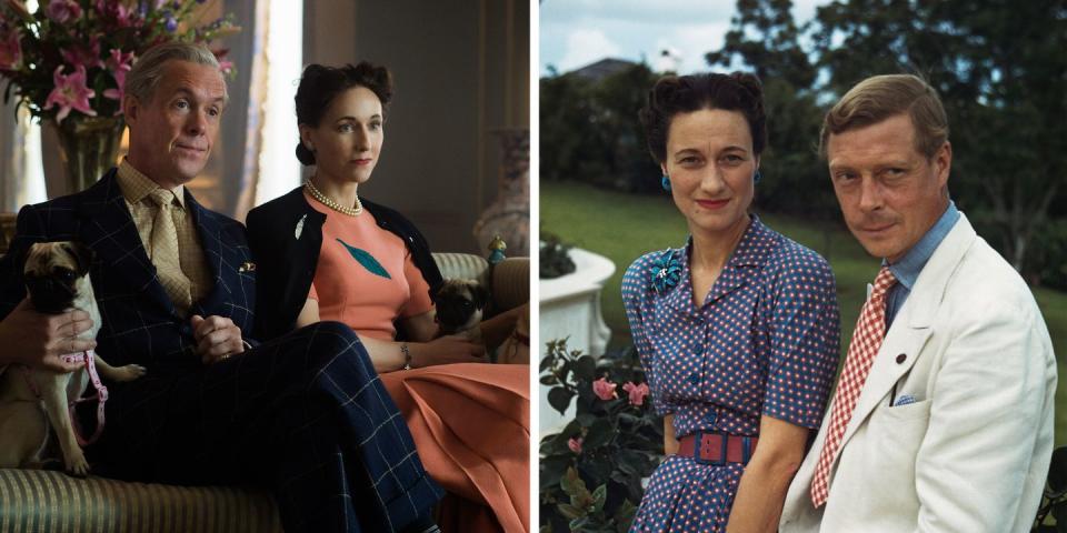 Alex Jennings as Prince Edward, Duke of Windsor and Lia Williams as Wallis Simpson