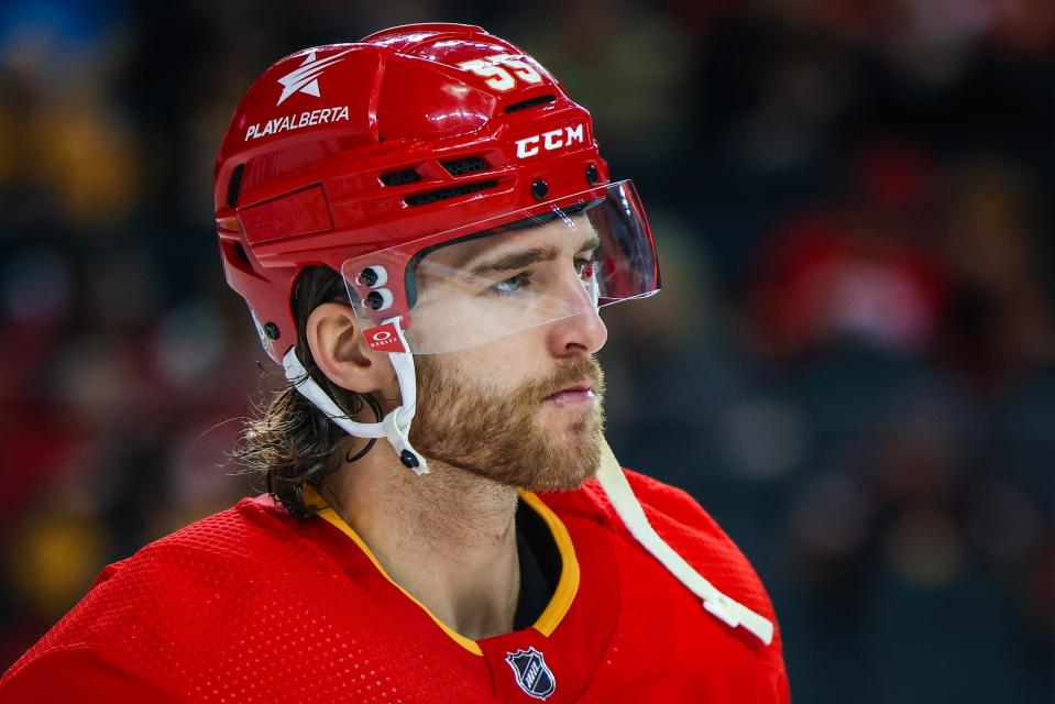 Calgary Flames defenseman Noah Hanifin is the top remaining trade deadline target.