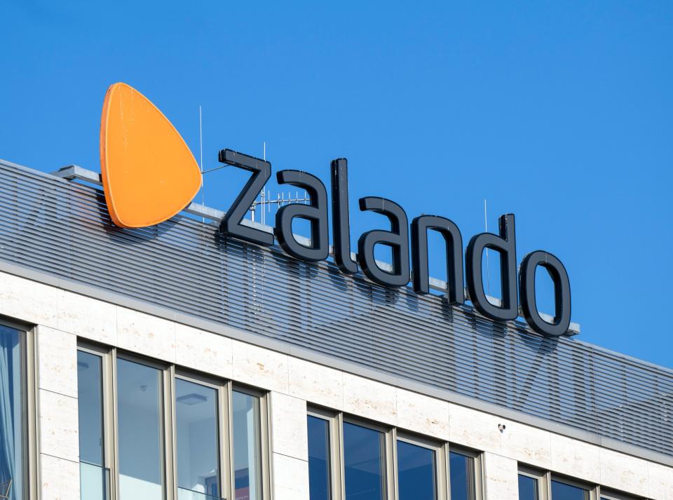 Zalando-Zentrale in Berlin.  - Copyright: Monika Skolimowska/picture alliance via Getty Images