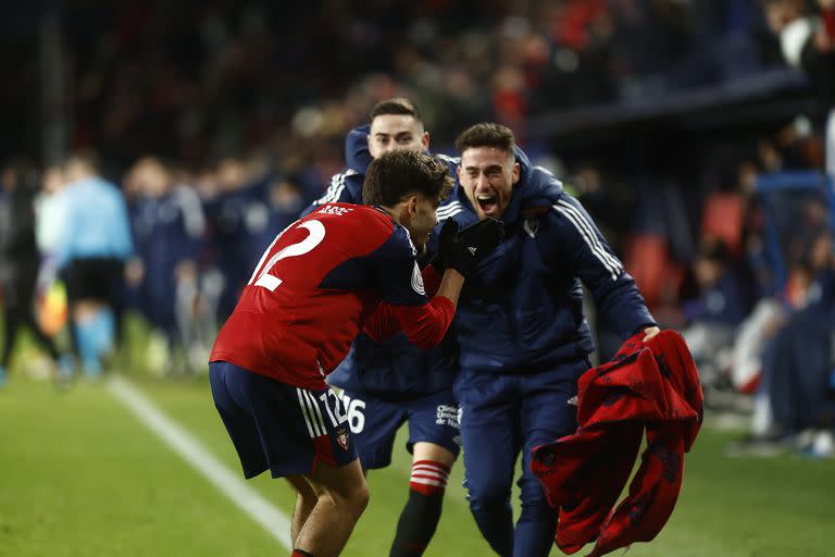 Osasuna venció a Athletic de Bilbao en el tiempo extra y espera en la final de la Copa del Rey