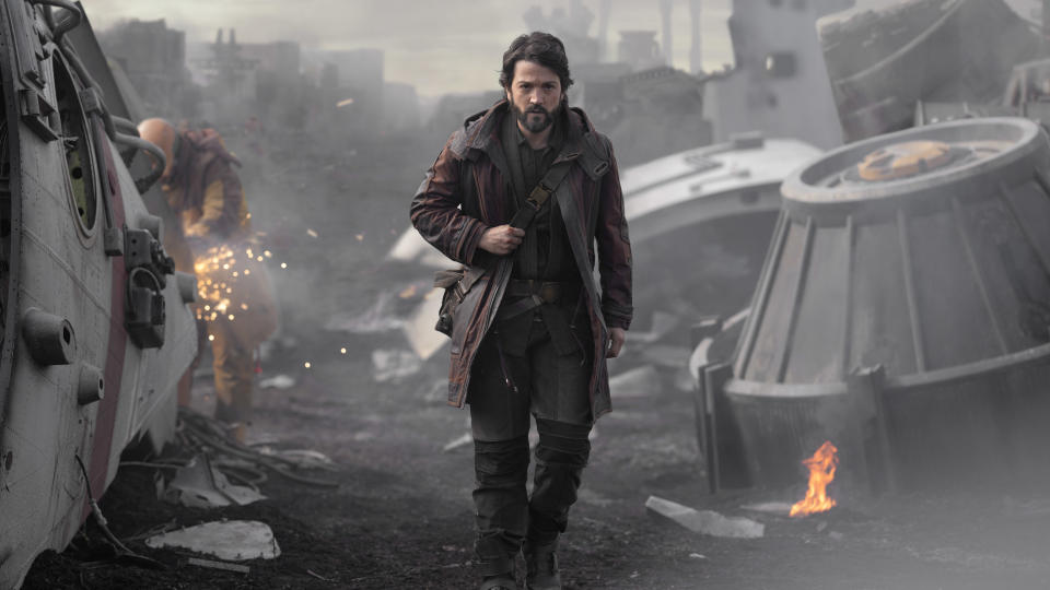 Diego Luna reprises the role of Cassian Andor from Rogue One in the new Disney+ series Andor. (Lucasfilm/Disney)