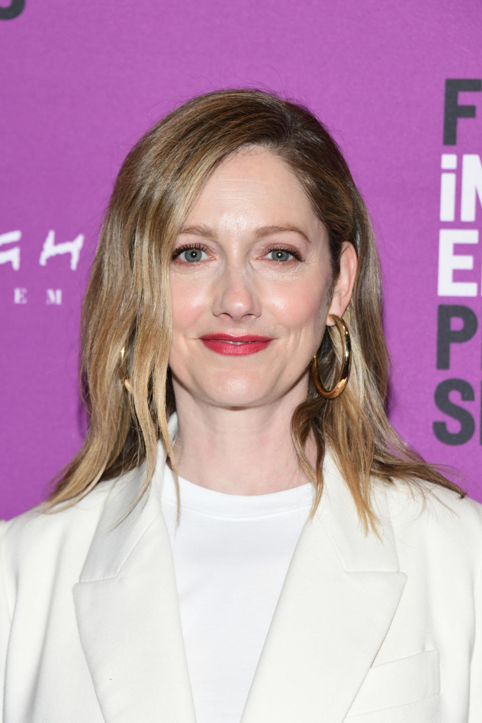 Greer at the screening for "Kidding" in 2020