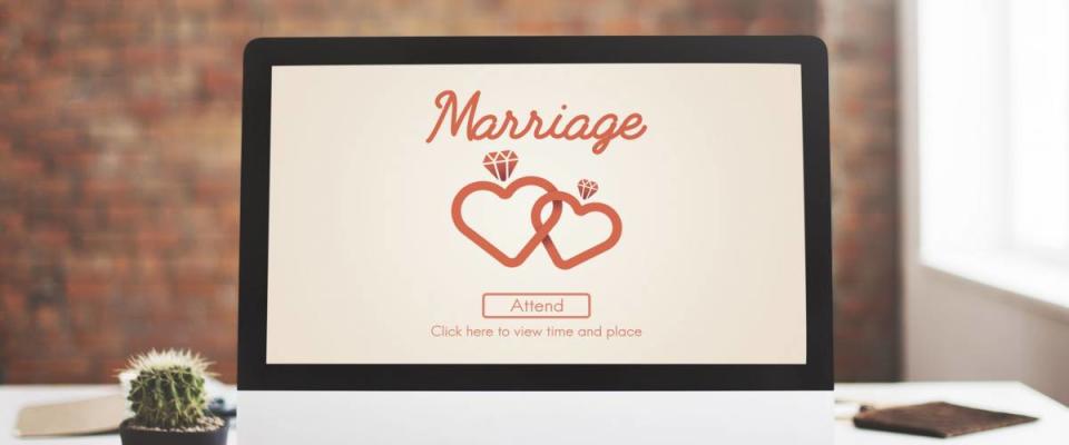 digital wedding invitation