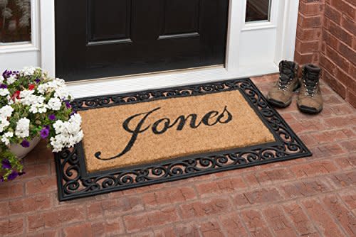 Custom Monogrammed Welcome Mat (Amazon / Amazon)