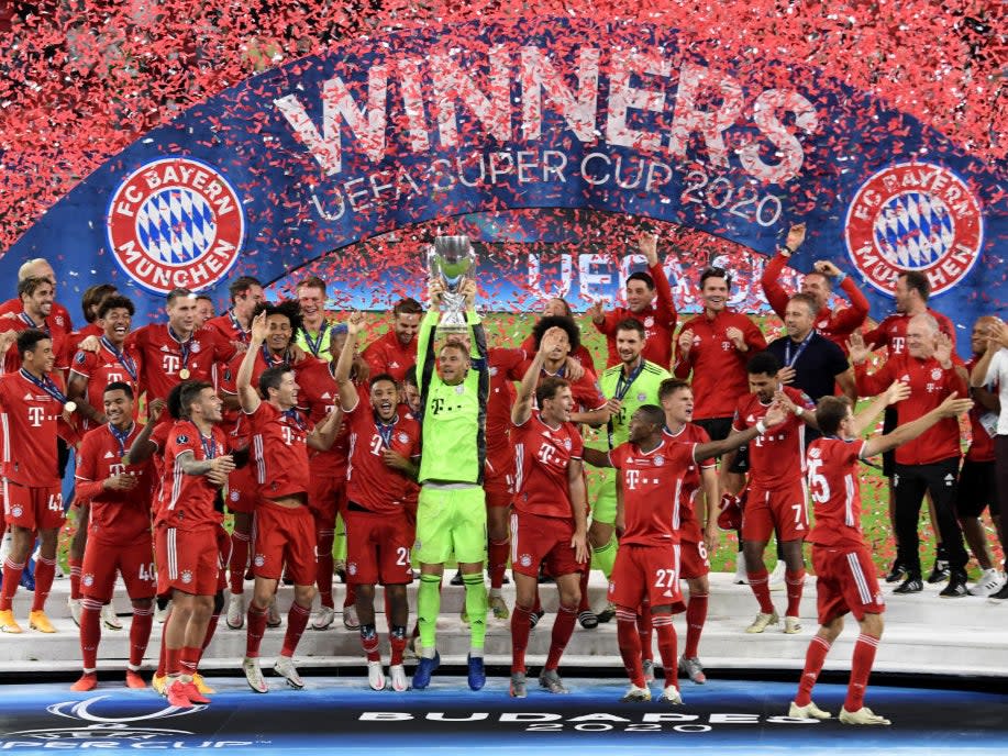 Bayern Munich were the defending championsGetty