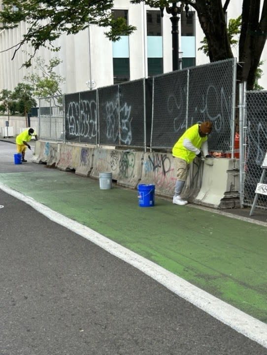 Brothers IC LLC focuses on commercial and residential painting, but they also do graffiti removal and traffic control.