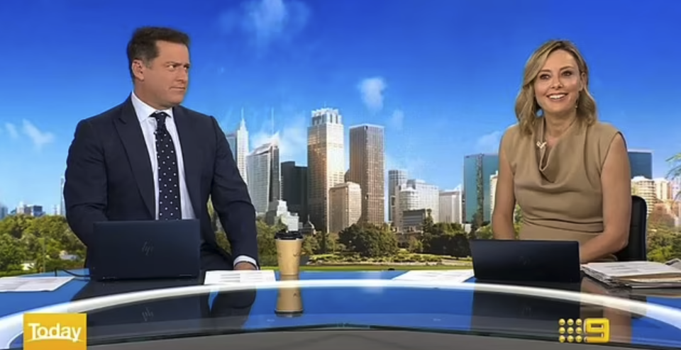 Today hosts Karl Stefanovic and Allison Langdon