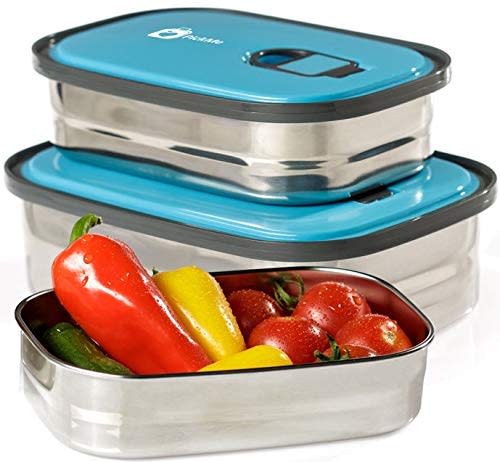 Rubbermaid LunchBlox 7-Piece Modular Entree Food Containers with Blue Ice  Snap-Ins 