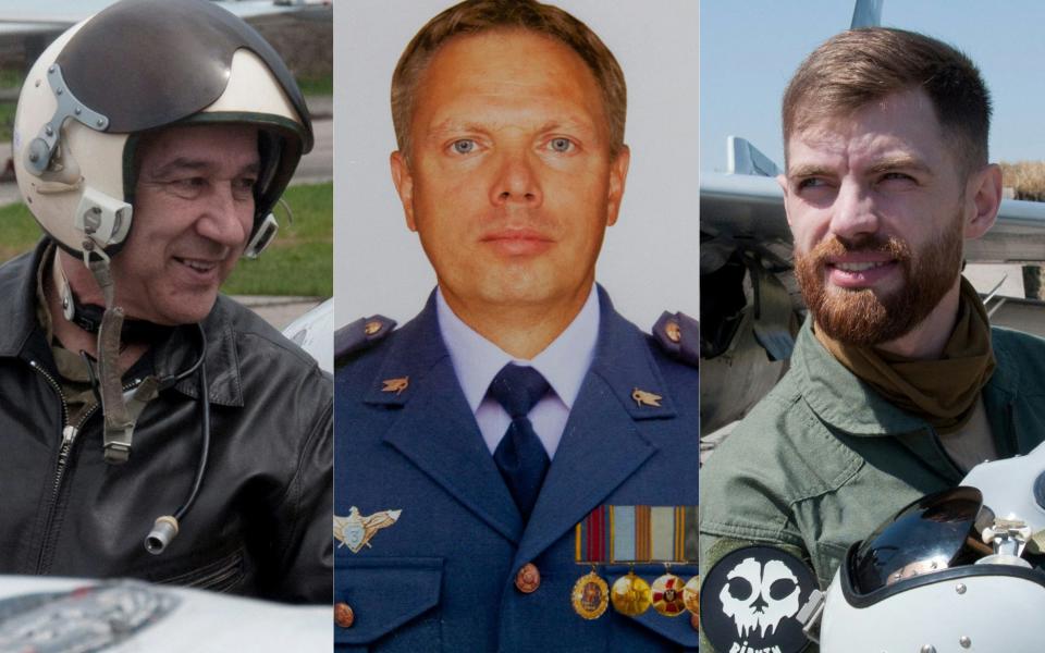 Vyacheslav Minka, Sergiy Prokazin and Andrii Pilshchykov collided in combat-training aircrafts