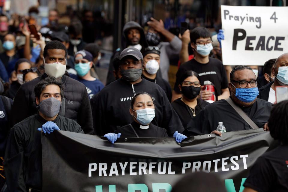 Prayerful Protest on June 2, 2020, in New York.