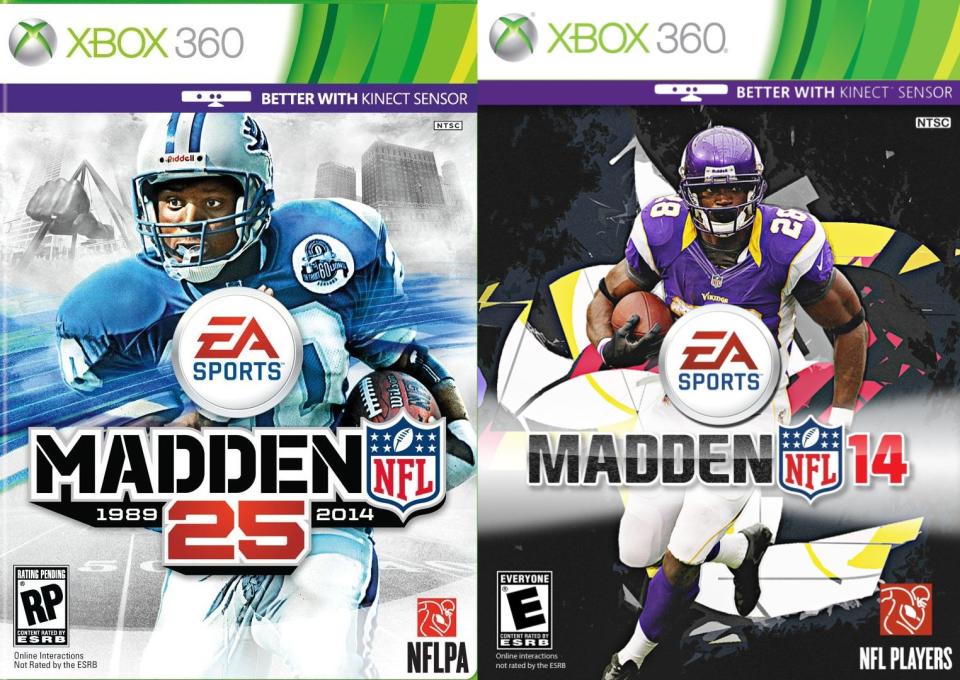 Madden 14 covers (via EA Sports/Microsoft)