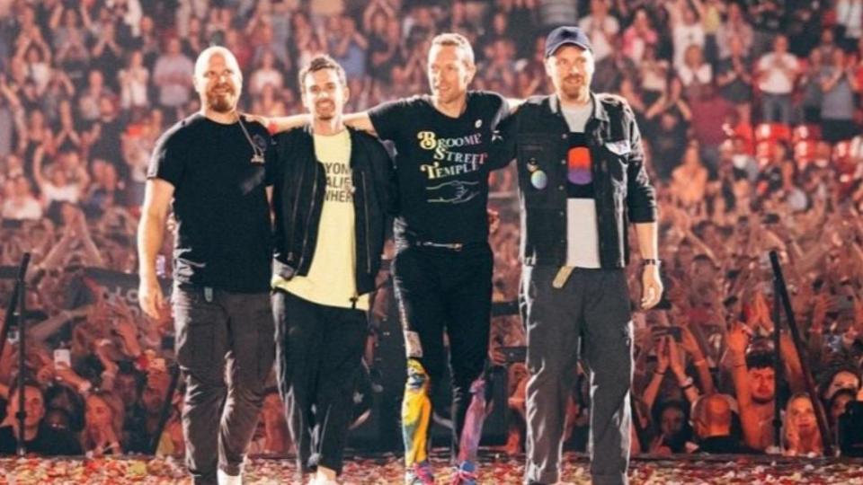 Coldplay將於11月在高雄開唱，今宣布加開場次，讓粉絲激動不已。（圖／翻攝自Coldplay IG）