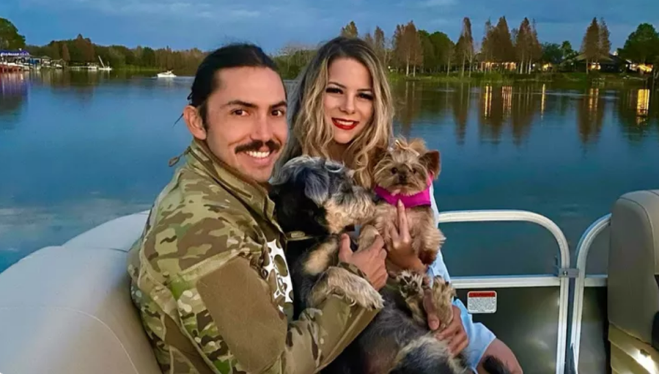 Juan Carlos La Verde, 34, survived a death-defying attack from a 12 ft alligator earlier this month (GoFundMe)